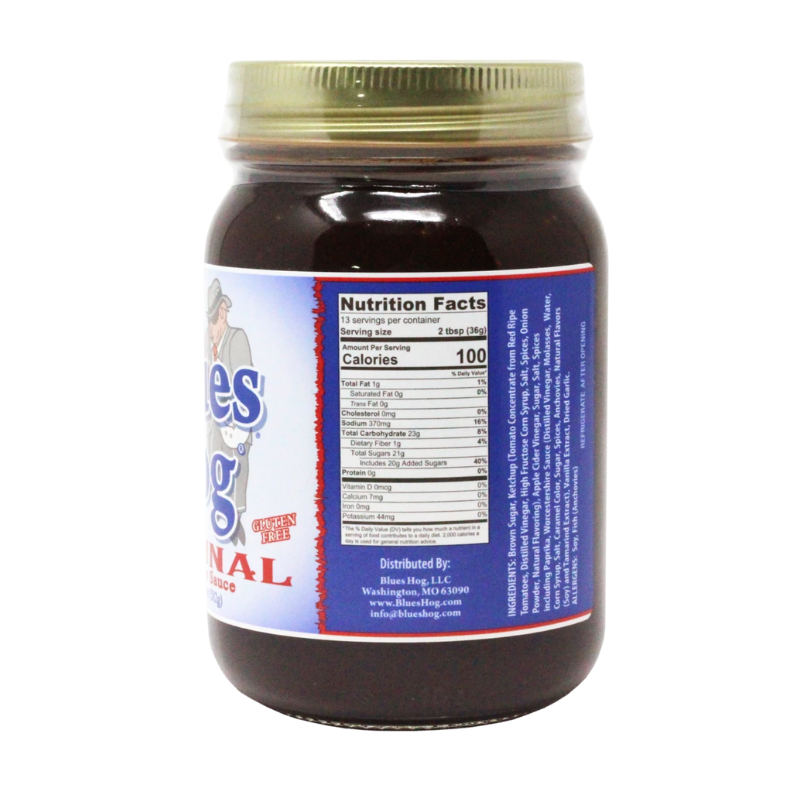 Blues Hog Original BBQ Sauce 591ml Gluten Free