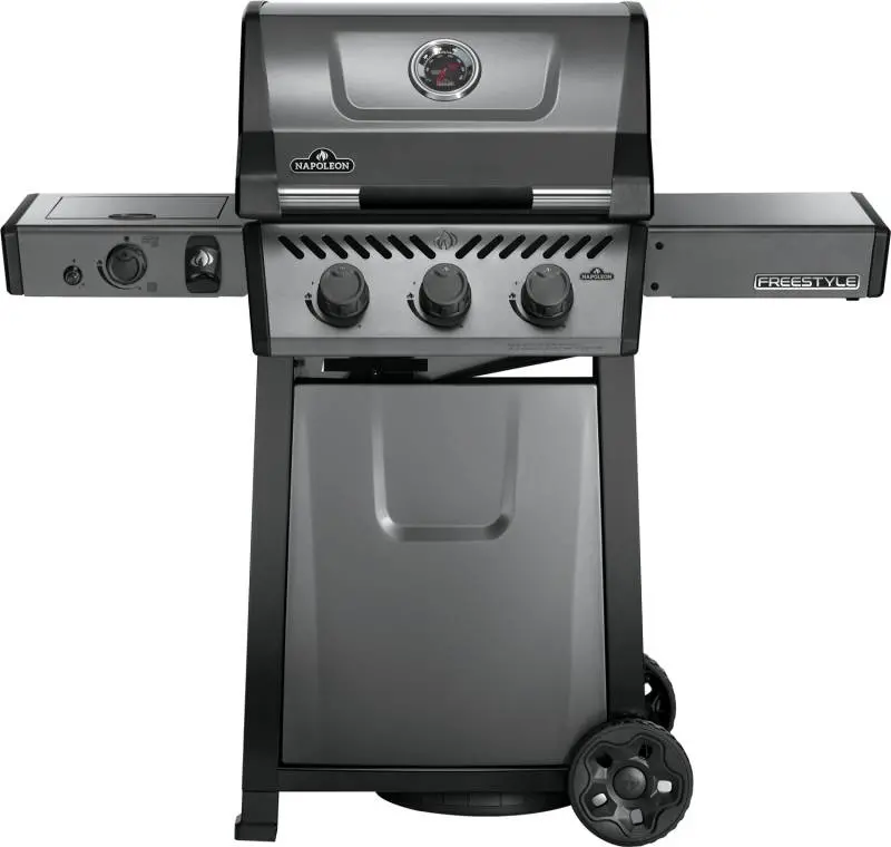 Freestyle 365 Propane Gas Grill with Infrared Side Burner