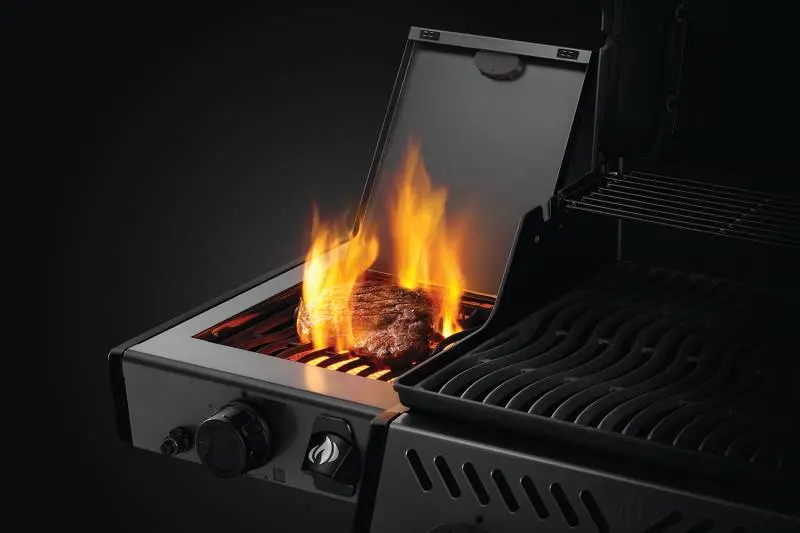Freestyle 365 Propane Gas Grill with Infrared Side Burner