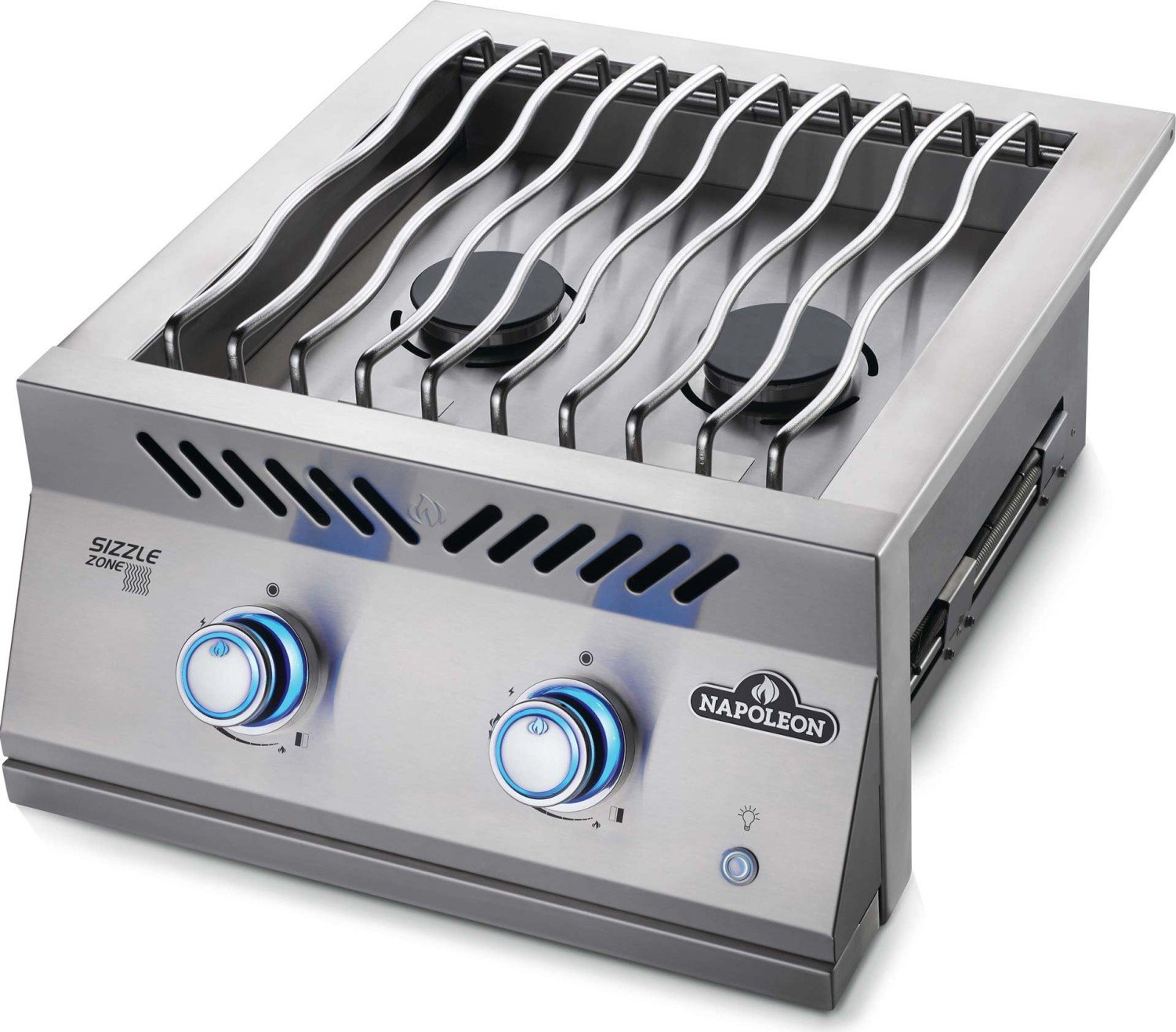 Built-In 700 Series 18" Dual Range Top Burner with Stainless Steel Cover