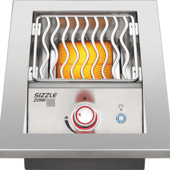Built-In 700 Series Single Infrared Burner with Stainless Steel Cover