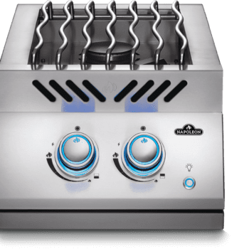 Built-In 700 Series Inline Dual Range Top Burner with Stainless Steel Cover