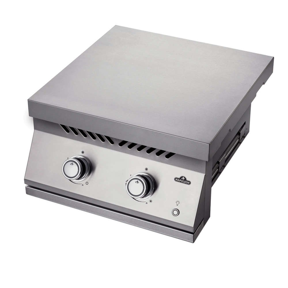 Built-In 700 Series 18" Dual Range Top Burner with Stainless Steel Cover