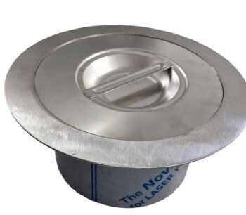 Stainless Steel Trash Chute 23cm with Lid