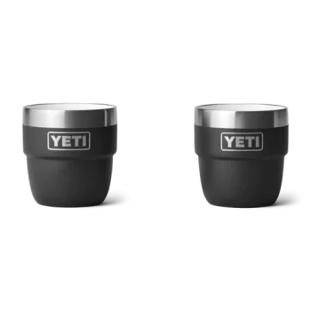 Rambler 4oz ( 118ml ) stackable cups ( set of 2 ) - Black