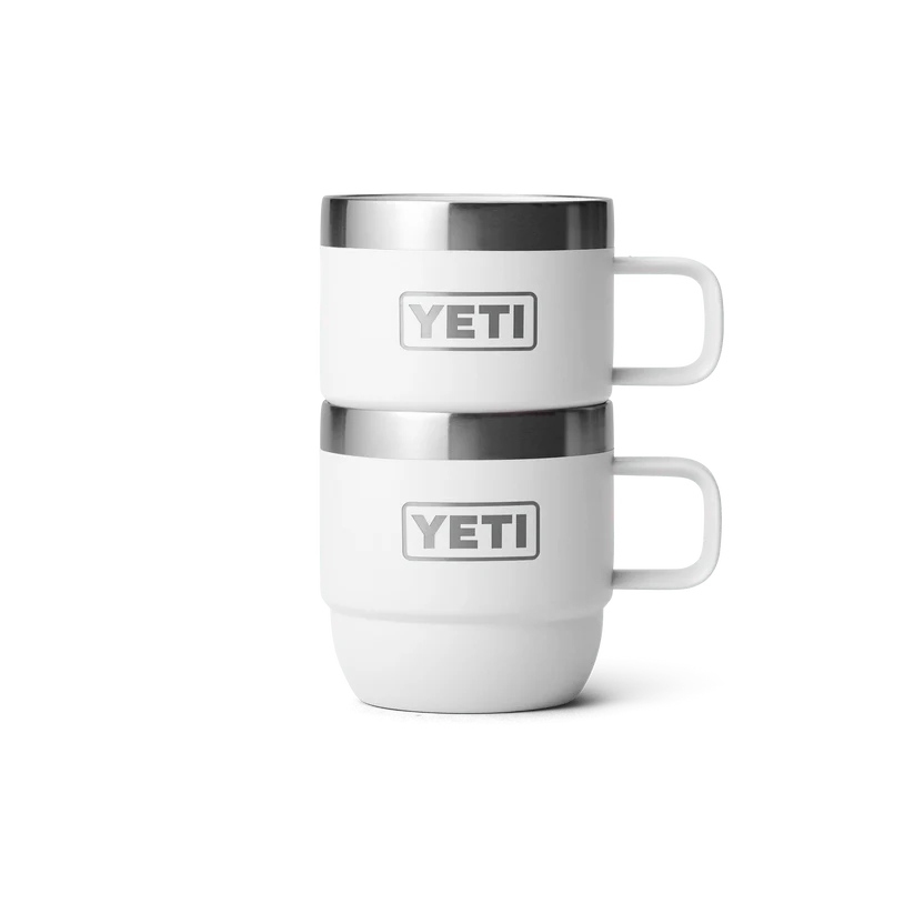 Rambler 6oz ( 177ml ) stackable cups ( set of 2 ) - White