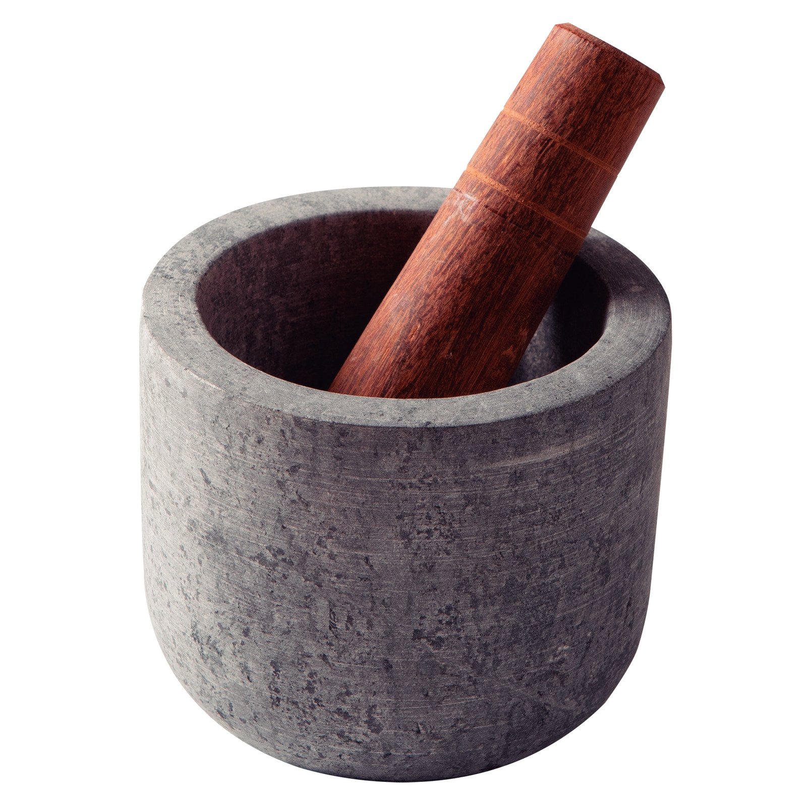 Tramontina Organic Mortar Pestle in Cumaru Wood and Soapstone, 12 cm