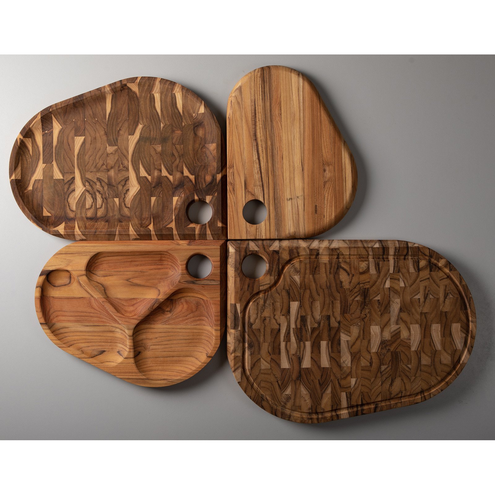 Tramontina Fol?um Snack Board in FSC Teak Wood with Oil Finish