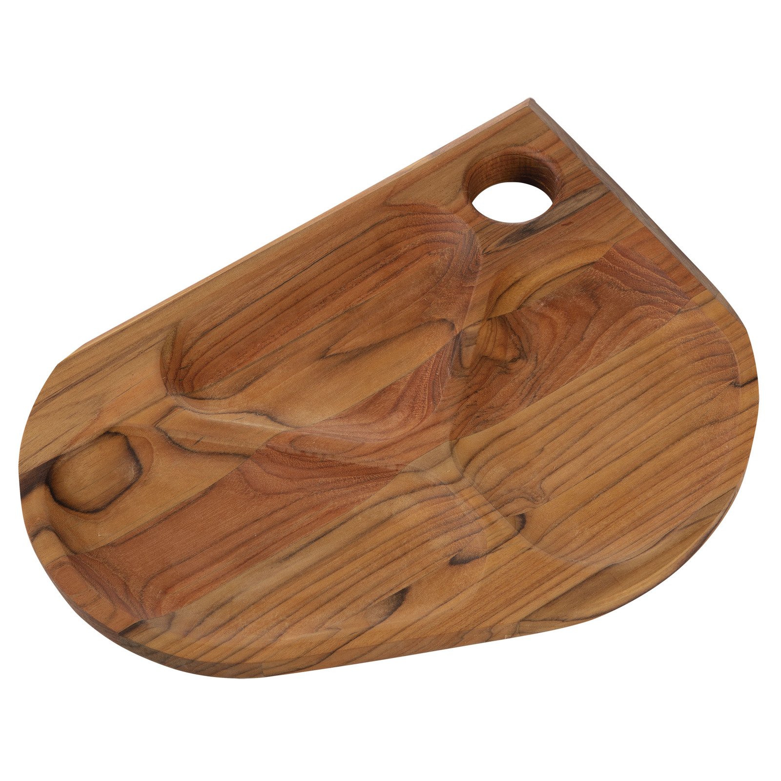 Tramontina Fol?um Snack Board in FSC Teak Wood with Oil Finish