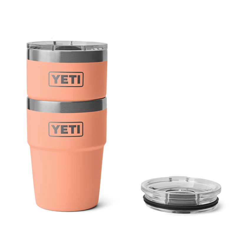Rambler 16 oz (475 ml) Stackable Cup - Lowcountry Peach