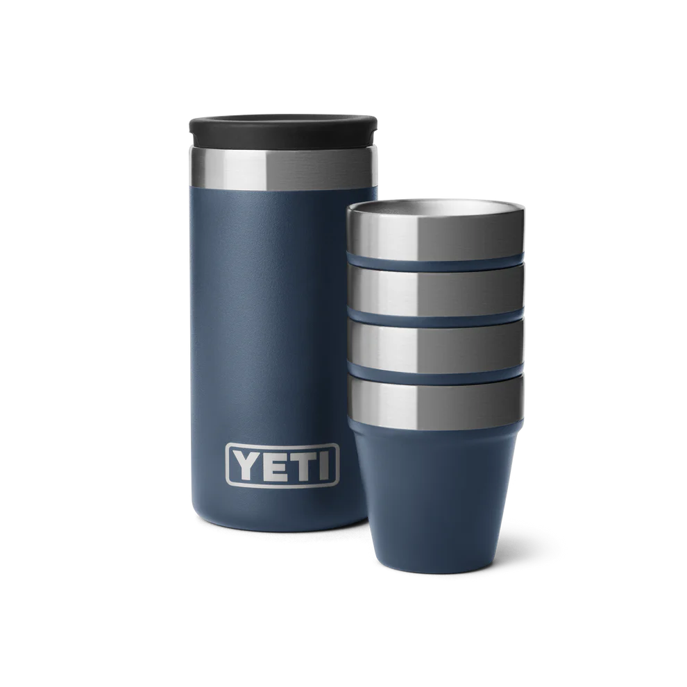 Shot Glasses With Carrying Case (Navy)