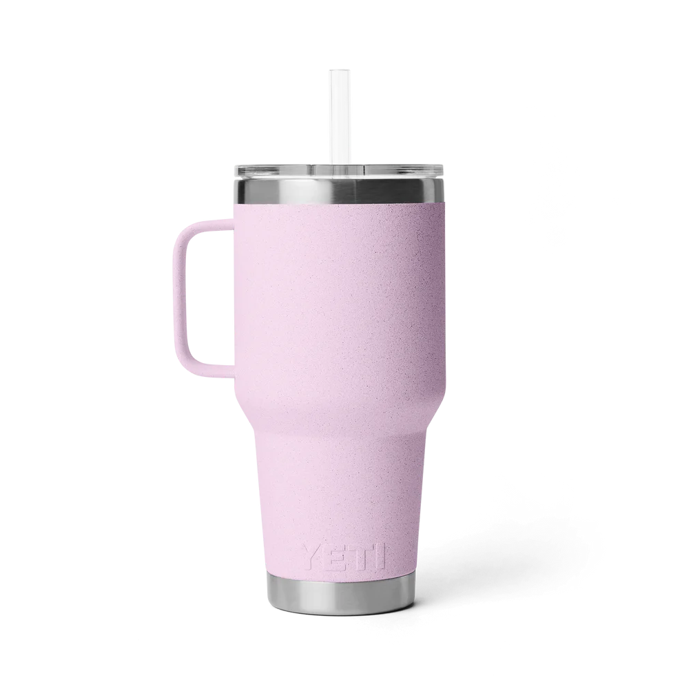 Rambler 35 oz (994 ml) Straw Mug With Straw Lid - Cherry Blossom