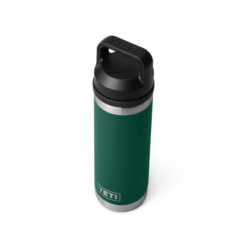 Rambler 18oz (532ml) Bottle With Chug Cap - Black Forest Green