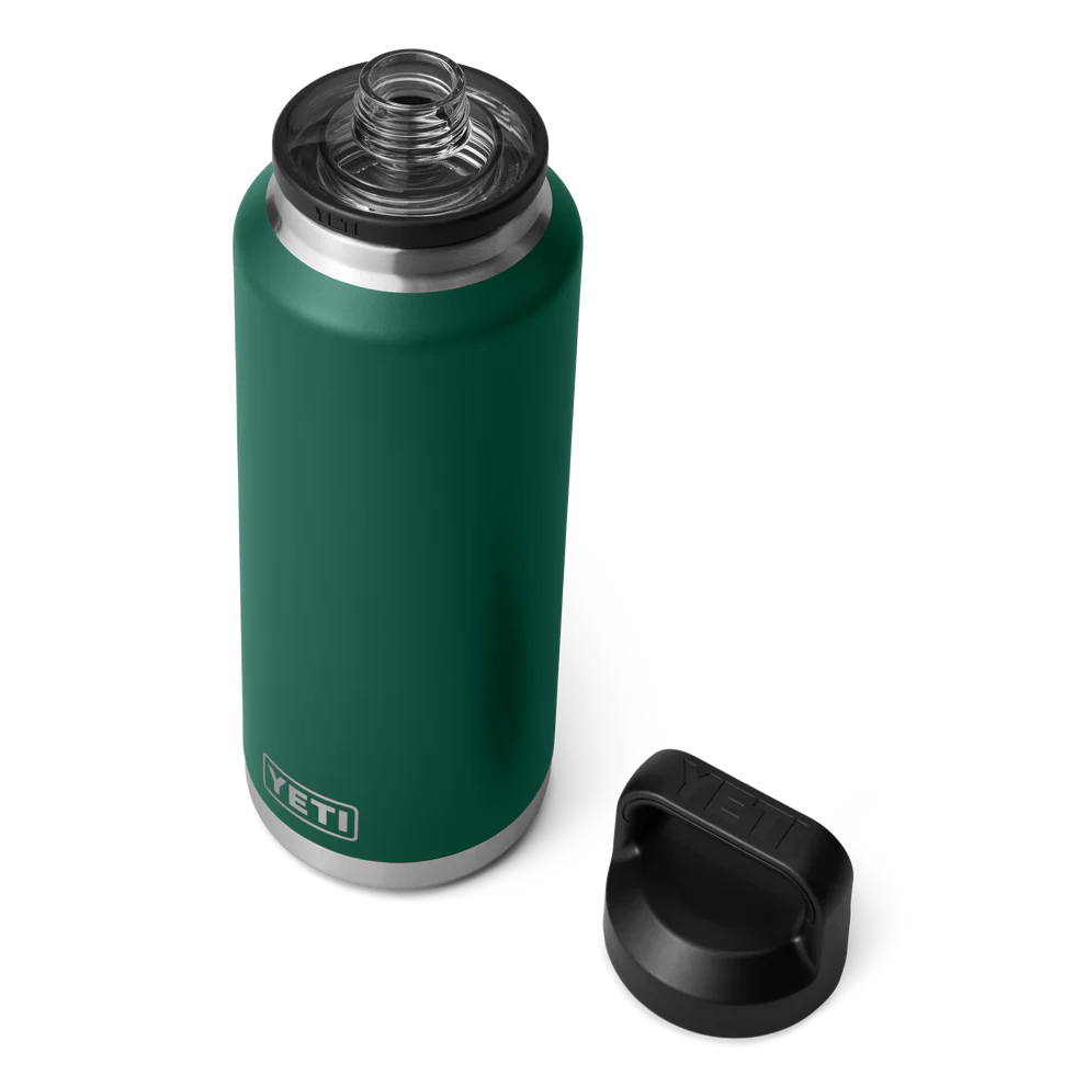 Rambler 46 Oz ( 1.4 L ) Bottle With Chug Cap - Black Forest Green