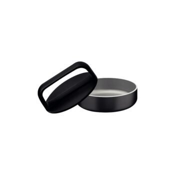 Tramontina Black Burger Hamburger Press in Black Polypropylene with Aluminum Base