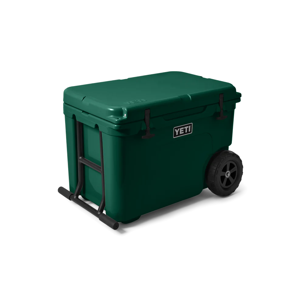 Tundra Haul Wheeled Cool Box - Black Forest Green