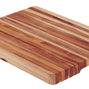 Tramontina Teak Wood Cutting Board with Handle and Mineral Oil Finish, 50x38 cm