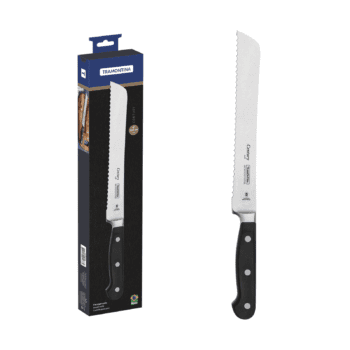 Tramontina Century Bread Knife with Stainless Steel Blade and Polycarbonate and Fiberglass Handle, 8"
