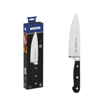 Tramontina Century Chef's Knife with Stainless Steel Blade and Polycarbonate and Fiberglass Handle, 6"