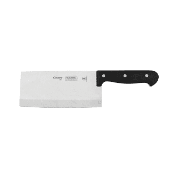 Tramontina Century Oriental Cleaver with Stainless Steel Blade and Polycarbonate and Fiberglass Handle, 7"
