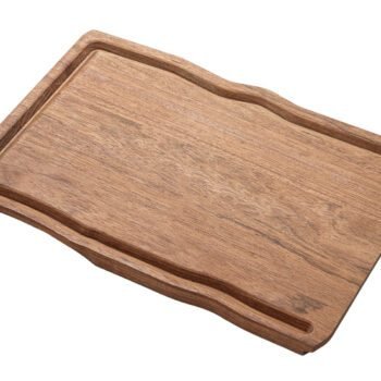 Tramontina Savia Medium Rectangular Cutting Board with Groove in FSC-Certified Jatoba Wood, 40 cm