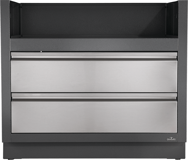 Oasis Built-in Cabinet With Drawers For Built-in Prestige Pro 665 Napoleon Grill