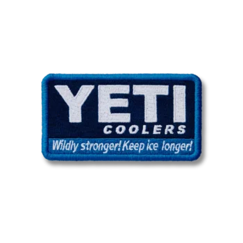 YETI® Collectors' Patches Wildly Stronger Patch Navy