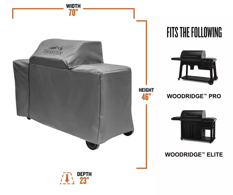 Traeger Woodridge™ Pro/Elite Full-Length Grill Cover