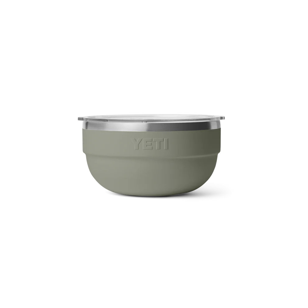 Medium Insulated Bowl With Lid Pampa Green