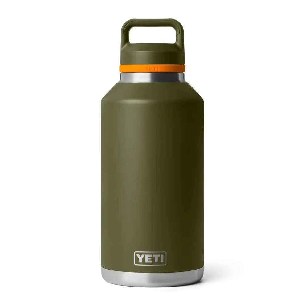Rambler 64 Oz ( 1.9 L ) Bottle With Chug Cap –  Olive/King Crab Orange