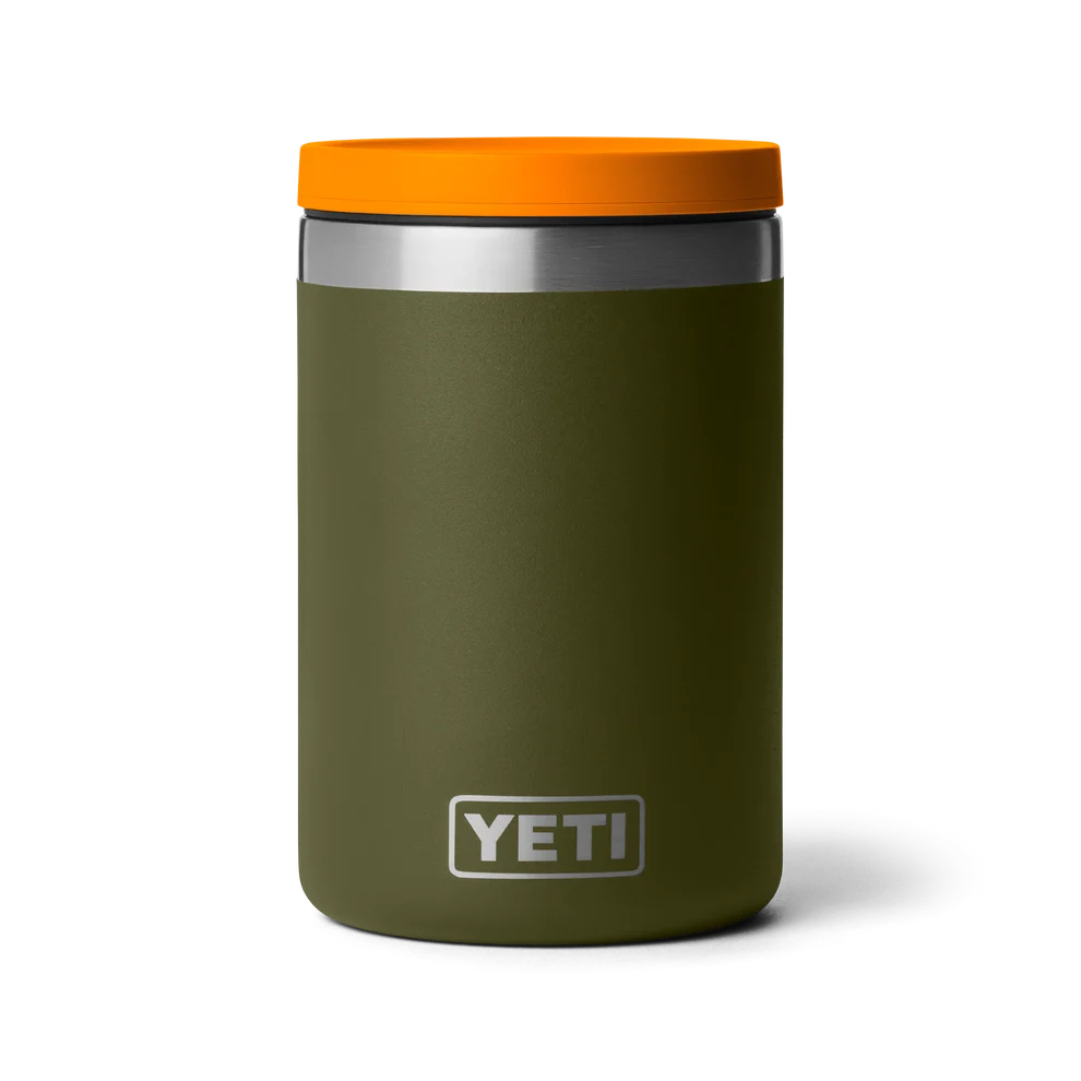 Rambler 24 oz Food Jar Olive/King Crab Orange